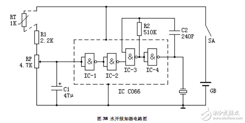 水開(kāi)報(bào)知器電路設(shè)計(jì)