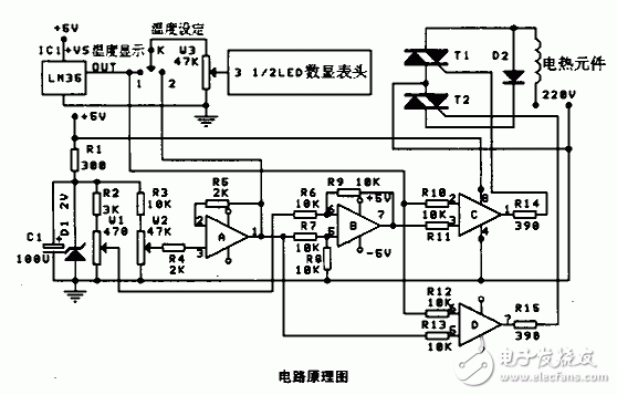 數(shù)顯溫控器電路圖大全（五款數(shù)顯溫控器電路設(shè)計原理圖詳解）