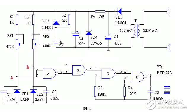 超溫及降溫報警器電路設(shè)計(jì)