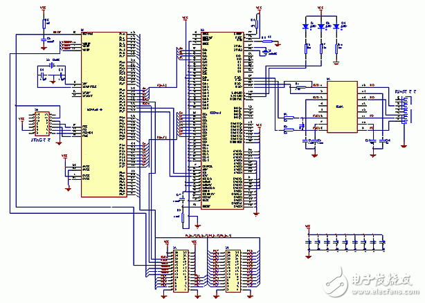 基于MSP430單片機(jī)和CS8900A的以太網(wǎng)終端模塊電路