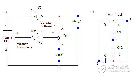 采用兩個運放實現(xiàn)Q值可調的帶通濾波電路設計