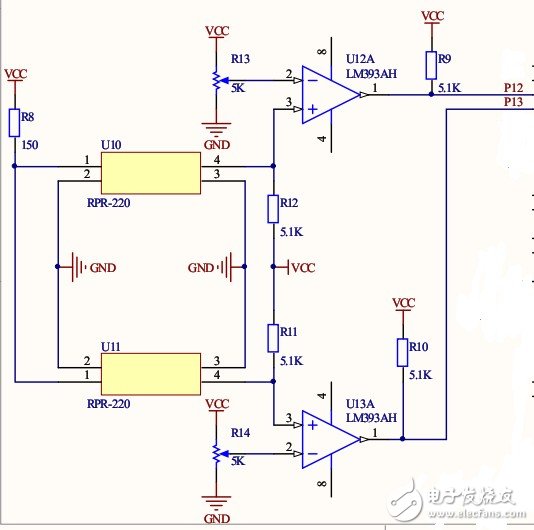 循線機器人小車系統(tǒng)電路模塊設計