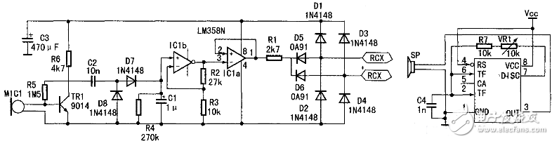 配套Lego組合機(jī)器人的超聲波防撞電路設(shè)計