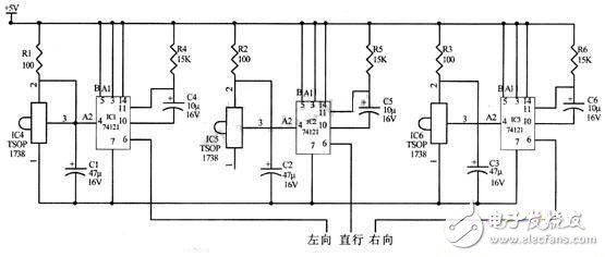 基于AT89C52自動追蹤紅外線源機器人電路設(shè)計