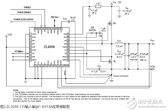 采用ZL2008的數(shù)字電源電路設計 —電路圖天天讀（52）