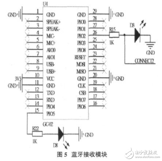 品讀智能藍(lán)牙電腦防盜系統(tǒng)電路 —電路圖天天讀（59）