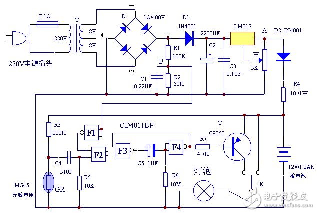 全自動(dòng)多用途智能照明電路設(shè)計(jì)