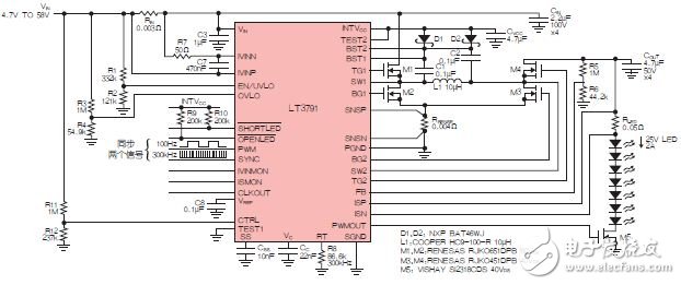 新型同步升降壓LED驅(qū)動(dòng)電路設(shè)計(jì)方案