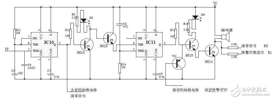 電子密碼鎖555單穩(wěn)態(tài)電路設計攻略