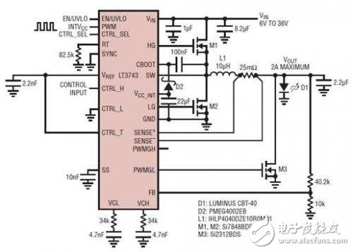 解讀LT3743的LED驅(qū)動新型調(diào)光電路