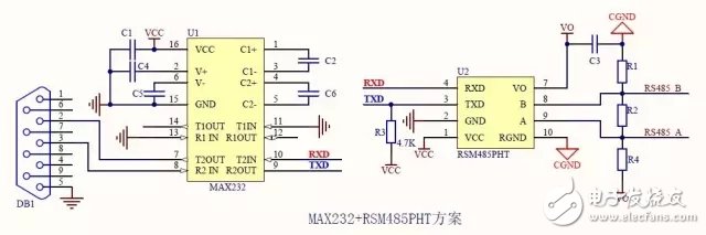 講述三種RS232轉(zhuǎn)RS485電路設(shè)計 —電路圖天天讀（254）