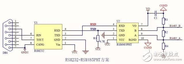 講述三種RS232轉(zhuǎn)RS485電路設(shè)計 —電路圖天天讀（254）