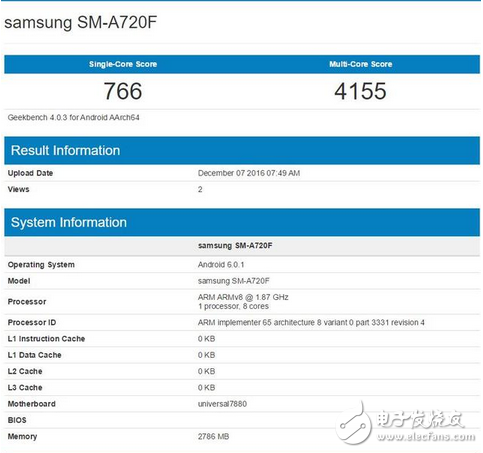 CES2017展會有望三星GALAXY A7：5.7寸觸控屏，1600萬像素