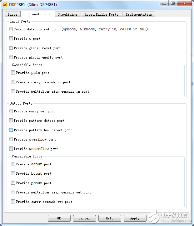 System generator DSP48E1 (1)：端口說(shuō)明