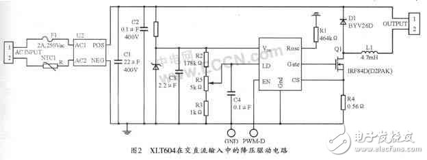 新型大功率LED驅(qū)動芯片 XLT604的應(yīng)用案例