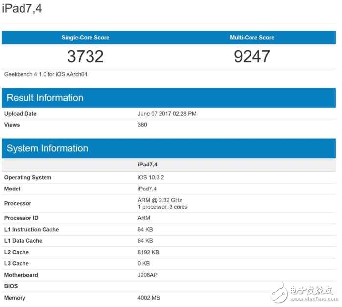 蘋果A10X處理器性能有多強(qiáng)？搭載A10X處理器的ipad pro跑分逆天