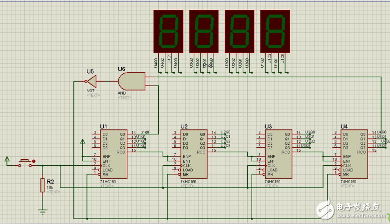 74HC160數(shù)字電路計(jì)步器設(shè)計(jì)