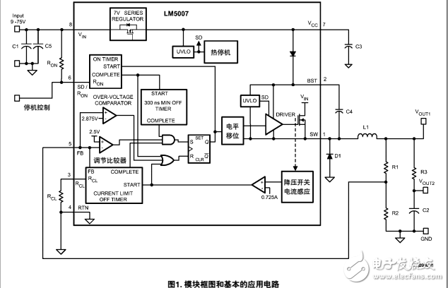 采用LM5007分析和設(shè)計固定頻率的遲滯降壓轉(zhuǎn)換器