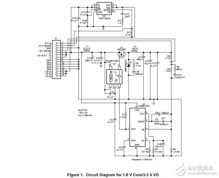 TMS320C62x/67x電源解決方案:使用tl5001a/DSP和TPS7133