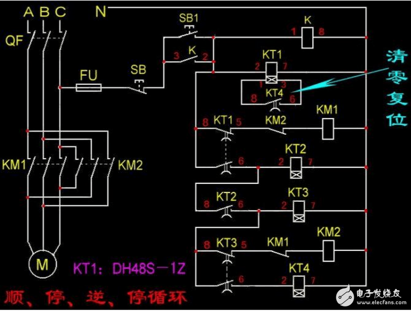 關(guān)于電機運行的幾個基本電路