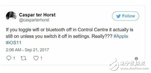 ios11正式版出現(xiàn)bug控制中心無法關WiFi和藍牙？怎么辦？一招教你搞定