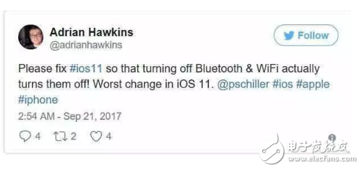 ios11正式版出現(xiàn)bug控制中心無法關WiFi和藍牙？怎么辦？一招教你搞定