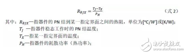 熱阻的定義和結(jié)構(gòu)介紹及LED封裝器件芯片結(jié)溫測試