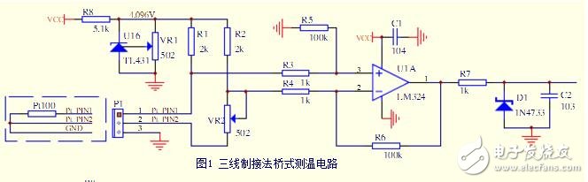 PT100溫度傳感器測溫電路，熱電阻Pt100測溫電路調試體會