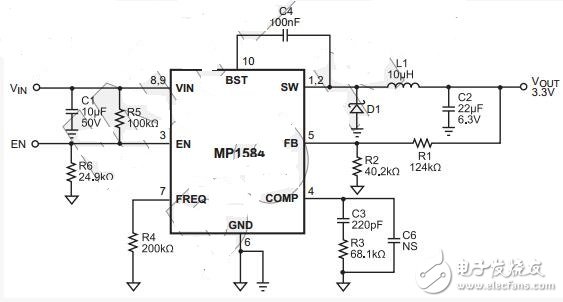 降壓轉(zhuǎn)換器MP1584和BUCK電路