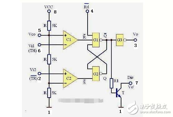 CD4026與555時基電路等組成的數(shù)字顯示門鈴電路