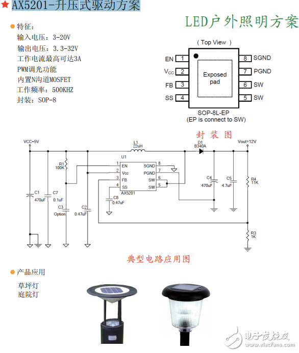 AX5201-升壓式驅(qū)動(dòng)方案