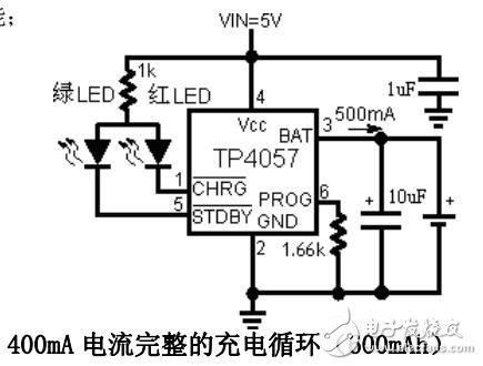 TP4057-500mA防鋰電池反接保護(hù)