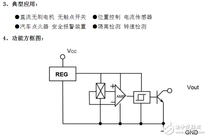 YSA44E單極霍爾元件技術(shù)規(guī)格數(shù)據(jù)手冊