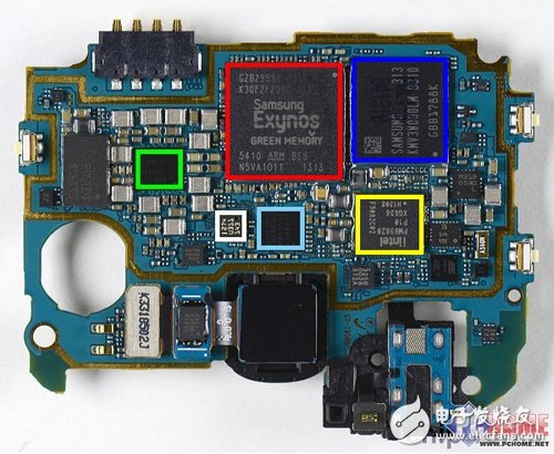 四核5寸1300萬像素三星Galaxy S4拆解