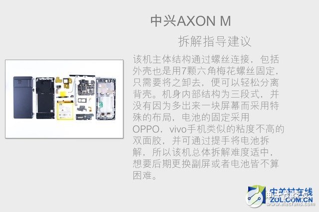 可翻折但不脆弱 中興AXON M拆解首發(fā)