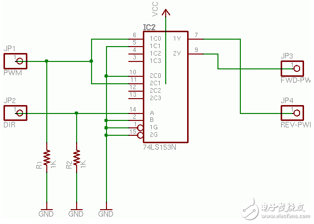 數(shù)據(jù)選擇器74ls153應用電路圖大全（表決電路\交通燈\報警電路）