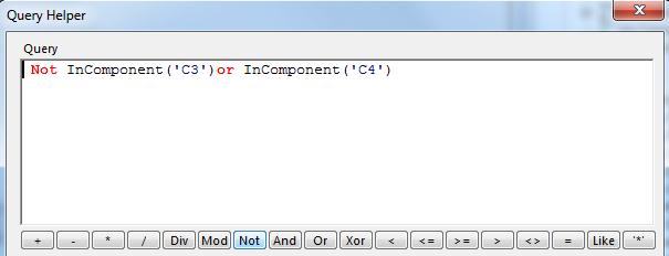 pcb設(shè)計(jì)之Query語句的應(yīng)用